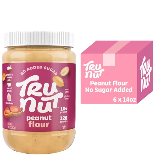 Tru-Nut Peanut Flour - Gluten Free for Baking and Breadmaking,