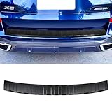 Hugeek Rear Bumper Protector for BMW 2019-2025 X5 G05 Car Accessories ABS Plastic Material Matte Black Resistant Trunk Door Entry Guards