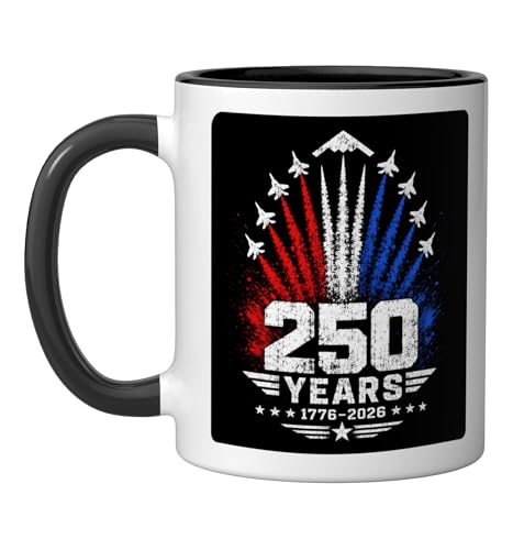 Mug cerámico 11 onzas negro y blanco miniatura 1