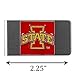 NCAA Siskiyou Sports Mens Iowa State Cyclones Steel Money Clip One Size Team Color