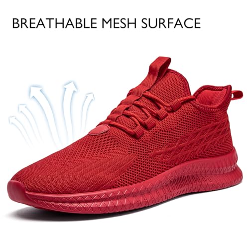 Image of Mens Running Tennis Casual Walking Shoes Fashion Athletic Gym Sports Sneakers for Men Breathable Lightweight Comfortable Shoes