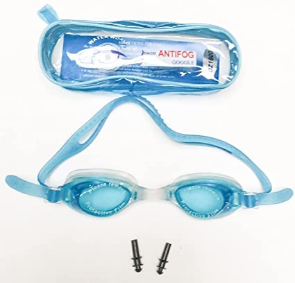 SHIVMYRA Swimming Goggles Silicone Anti-Fog|| UV Protection for Adults|| Men|| Women|| Kids with Protection Case Kit- No Leaking Swim Glasses|| Professional|| Adjustable Strap Comfort fit (BLUE) (B0BWY3XX81) Amazon Price History, Amazon Price Tracker