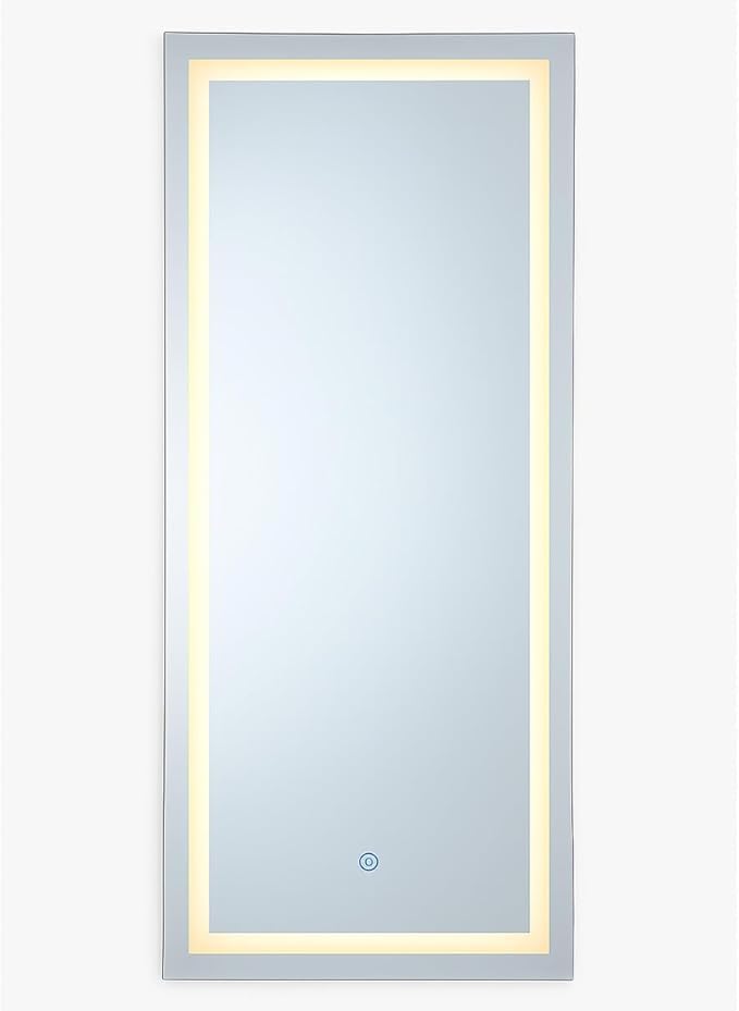 Lista de Espejos de Cuerpo Completo Walmart - 5 favoritos. 50 RIVALINK Espejo con luz Led, Rectangular Sin Marco 52x120cm Moderno