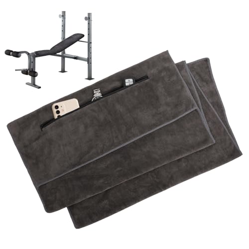 fitness handtuch 120x50cm – gym handtuch, sporthandtuch fitnessstudio – microfaser handtücher mit Reißverschlusstasche und Befestigungskapuze für Sport, Yoga, Entspannung und Outdoor-Einsätze (Grau) fitness handtuch 120x50cm – gym handtuch, sporthandtuch fitnessstudio – microfaser handtücher mit Reißverschlusstasche und Befestigungskapuze für Sport, Yoga, Entspannung und Outdoor-Einsätze (Grau)