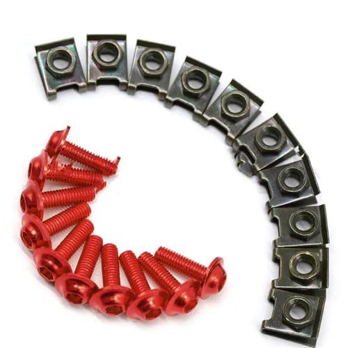 Boulons de carénage de moto 6 mm pour Ducati 848 et Multistrada 1200