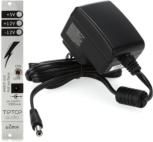 Tiptop Audio microZEUS Eurorack Power Supply and 1000mA Power Adapter