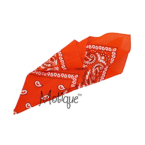 Image of Motique Accessories Extra Large Paisley Bandana 27x27 Inch