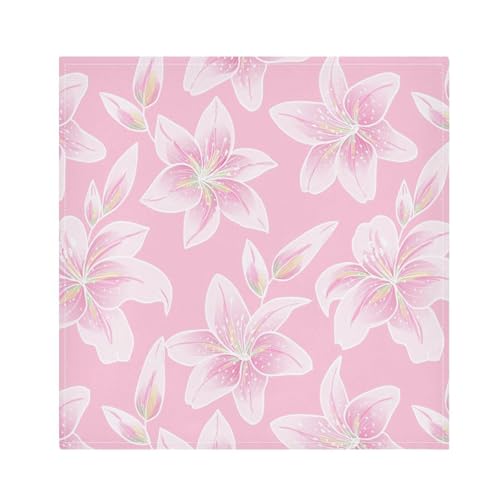 Servilletas de Tela Pack 6 Rosa Lirio 20x20 in miniatura 1