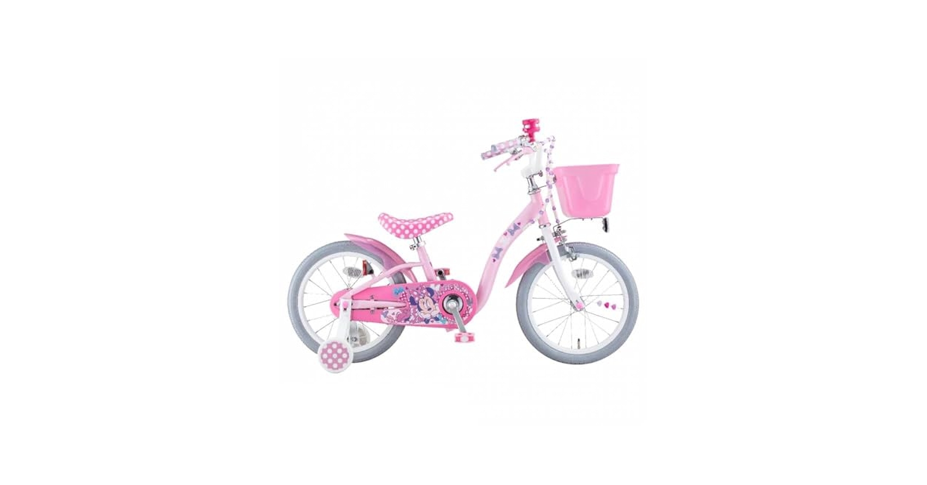 Amazon | ミニーマウス・ポルカドットS 16インチ 子供用自転車