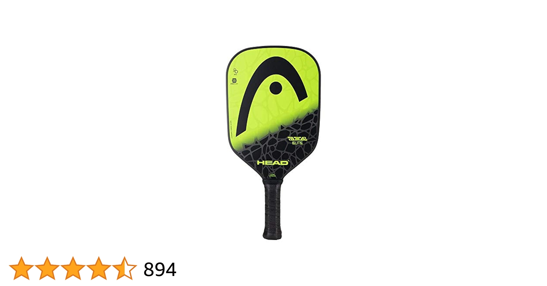 Babolat MNSTR ピックルボールパドル (ブラック/イエロー