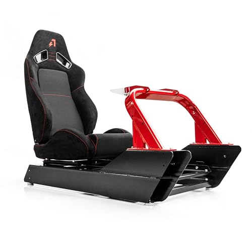 Image of CS-Pro Modular Simracing Cockpit | Fully Adjustable | Direct drive Support,Compatible with Thrustmaster, Fanatec, Moza Racing on PC, Xbox and PS,Compatible with Wheels Up to 38NM,Includes Expansion Bracket
