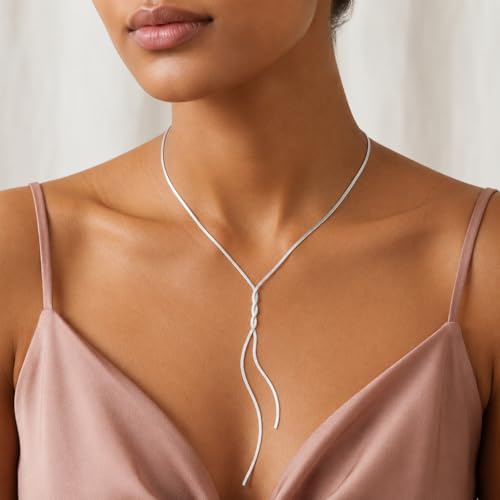 Image of Rubans Demi Fine Stainless Steel Necklace Chain Link Gift for Women & Girls