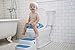 Prince Lionheart Dual Height UPPY2 Two Step Stool for Potty Training Kids and Toddlers to Wash Hands - Portable Non Slip Children and Toddler Stepping Stool for Toilet Bathroom or Kitchen (Gray)