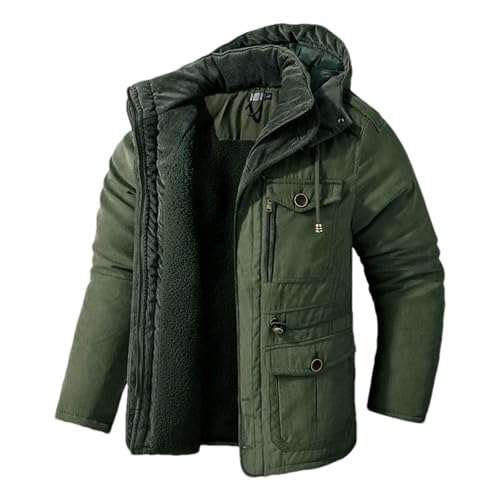Chaqueta de forro polar gruesa y abrigada contra el frío de la nieve