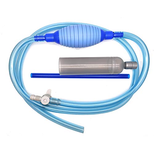 Aquarium Gravel Cleaner,1-Set,Addlike 8.5ft Length Aquarium Water Changer Gravel & Sand Cleaner Fish Siphon Pump for Fish Tank Blue