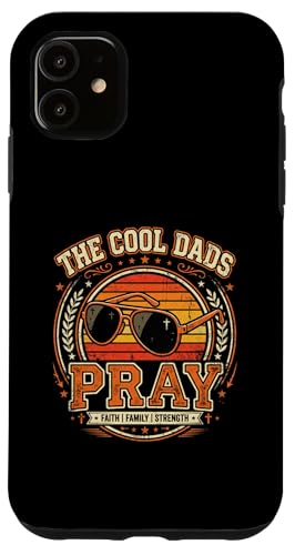 The Cool Dads Pray �_�̒j �p�p �M�� �\���� �X�}�z�P�[�X iPhone 11 �p