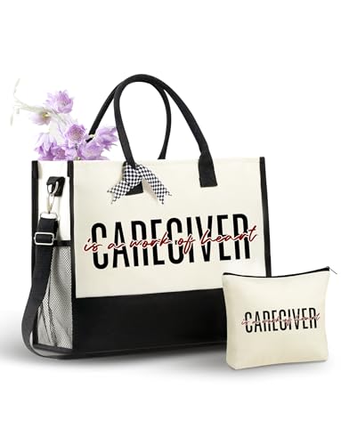 Bolso tote de lona para mujer con cierre y correa miniatura 1