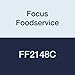Focus Foodservice FF2148C Chromate Finish Wire Shelf, 21" X 48", Zinc underplated Wire