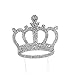 Luxury Crown Cake Topper For Anniversary, Birthday Party & Wedding. Shine & Sparkles. BEST OFFER ON AMAZON. (Silver)