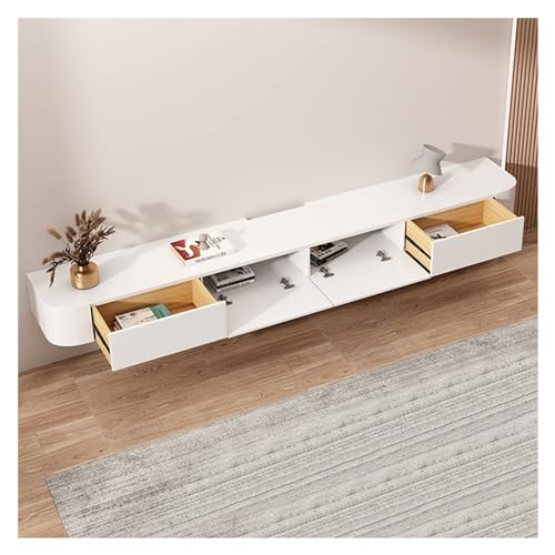 Meuble TV mural flottant 140 cm pour salon et chambre