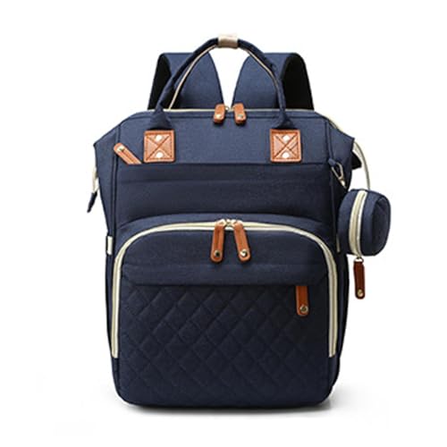 Next Vibe – (Blue) Nappy Changing Bag Baby Care Backpack with Multiple Pockets – Large Capacity Travel Diaper Bag for Mom & Dad – Waterproof, Stylish, and Durable Baby Essentials Organizer