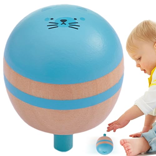 Trompos de Madera para Niños - Juguete Educativo Portátil | Trompo Pequeño de Mesa | Regalo para Niños para Casa Aula y Viaje