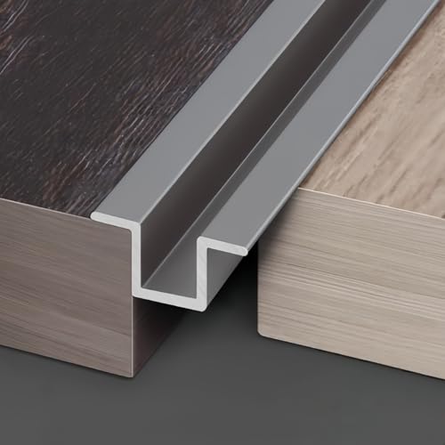 NuoNxuo ���؂�� �t���A�g���� �A���~������ �G�b�W�K�[�h �^�C���E�t���[�����O�E�J�[�y�b�g�p ���[���f�B���O�� ��13mm?27mm �ό� �h���� �d�グ���[�� �n��ǖʂ̔��������ӂƌŒ�y����150cm 2�{�Z�b�g�z(C,4.9*4.2mm