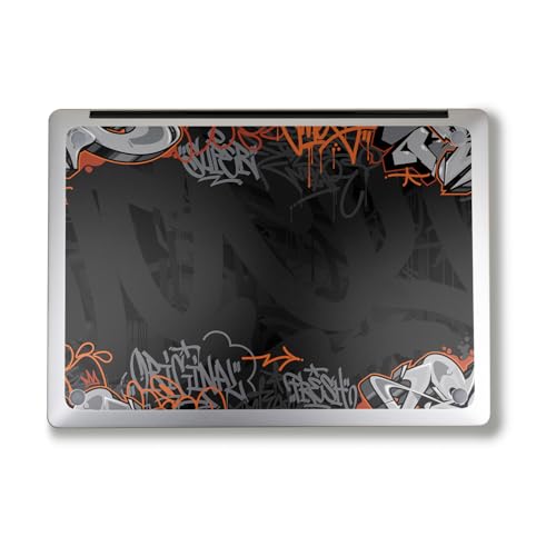 Image of Laptop Skin Compatible with Alienware M18 R2 (2024) - Orange Tag - Premium 3M Vinyl Protective Wrap Decal Cover - Easy to Apply | Crafted in The USA by MightySkins
