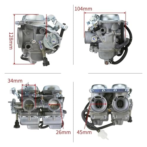 Carburateur PD26J moto Rebel 250 CBT125 CB125T CMX250