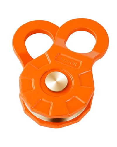 VEVOR Bloc d'arrachage, capacité de 30 T, poulie de mouflage pour corde de 10 à 14 mm, accessoire de récupération tout-terrain robuste pour le remorquage et la récupération sur camion tracteur VTT UTV