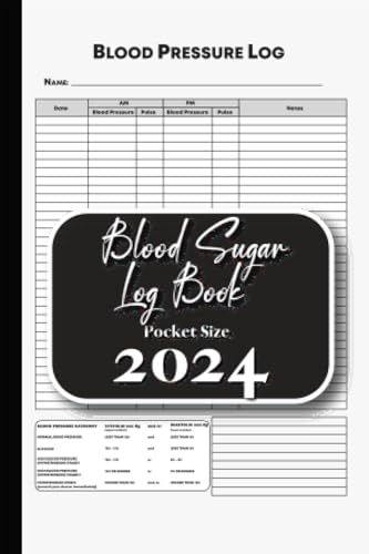 Reviews y listado de Productos Stan home disponible en línea. 24 Blood Pressure Log Book Pocket Size 2024: Simple Daily Blood Pressure Log | Track Blood Pressure Readings at Home | Record & Monitor Blood Pressure