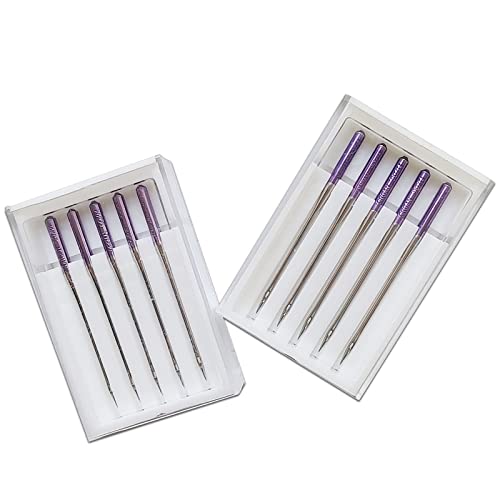 2Packs(5Pcs/Pack) Purple Tip Needles For Janome Sewing Machines #TOP1