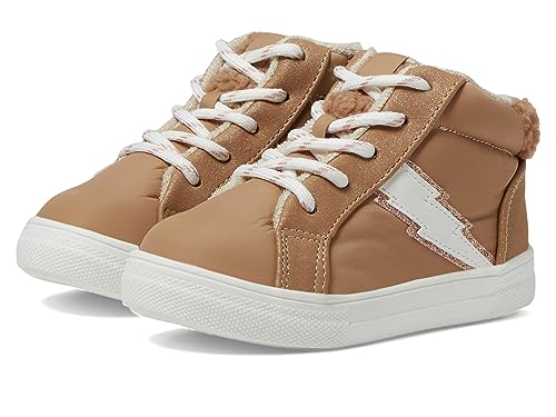 NINA Girl's Tricia (Toddler/Little Kid/Big Kid) Tan Fabric 5 Big Kid M