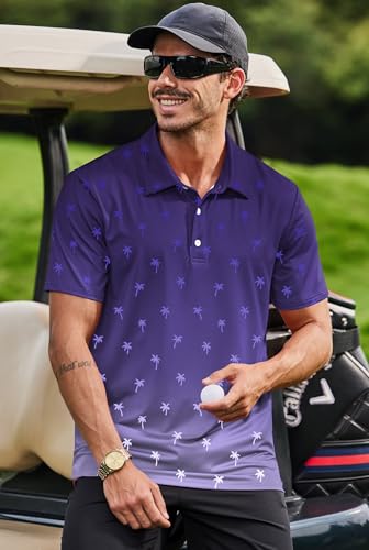 Camisetas polo para hombre Herberton, secado rápido, transpirables, para golf y actividades deportivas (tallas S-XXL) miniatura 2