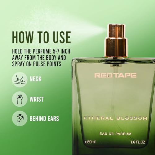 Image of Red Tape Etneral Blossom Eau De Parfum for Women 50ML | Long-Lasting Luxury Perfume | Fragrance Spray | Premium Scented Gift for Her