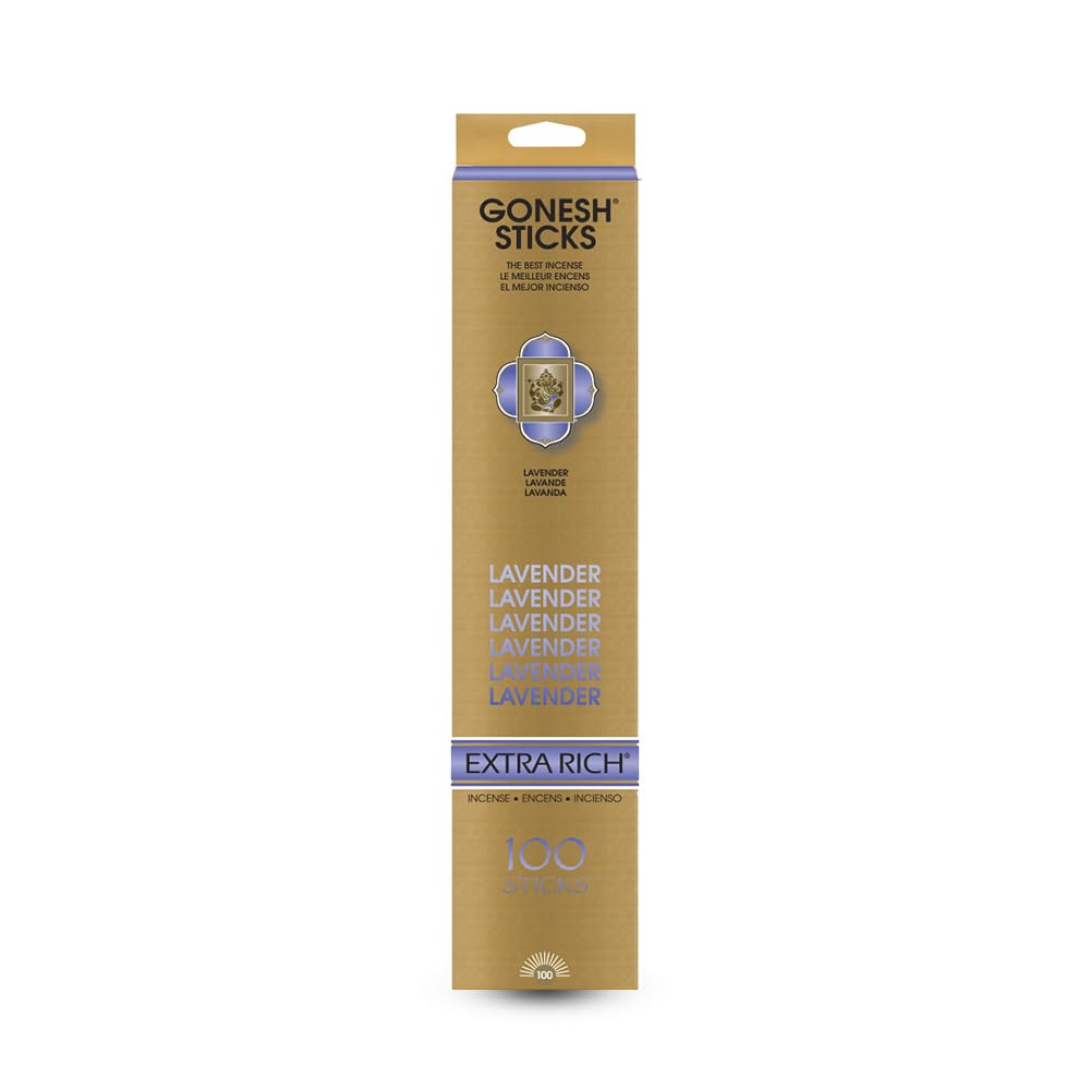 Gonesh Lavender ââ‚¬â€œ 100 Stick Pack ââ‚¬â€œ Classic Incense