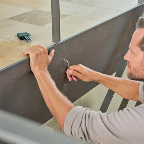 Bosch Set de 9 clés Torx clés multitâches en acier S2 TX8 TX40 côté long surface antirouille barrette de rangement - vue 7