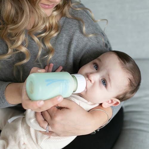 Dr. Brown's Anti-Colic Options+ Narrow Glass Baby Bottle, 4 oz, 1-Pack - image 9