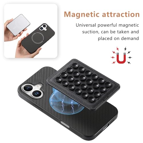 Coque iPhone 16 Plus à ventouse Unichthy avec support amovible - 3