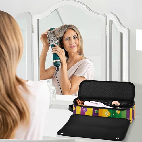 Bolsa organizadora para herramientas de cabello con resistencia al calor miniatura 6