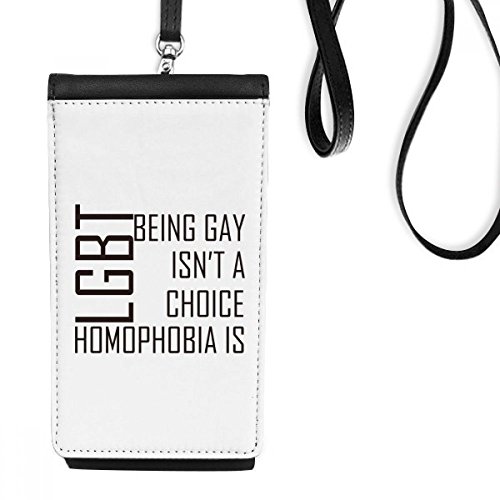 Sacoche téléphone arc-en-ciel LGBT en cuir synthétique pour sorties et festivals