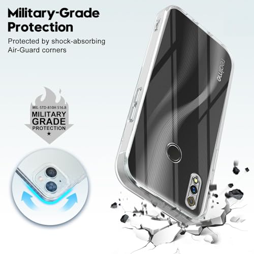 Image of Jkobi Back Cover for Realme 3 Pro (Silicone Clear Shockproof Case with Camera Protection | Soft and Flexible | Transparent)