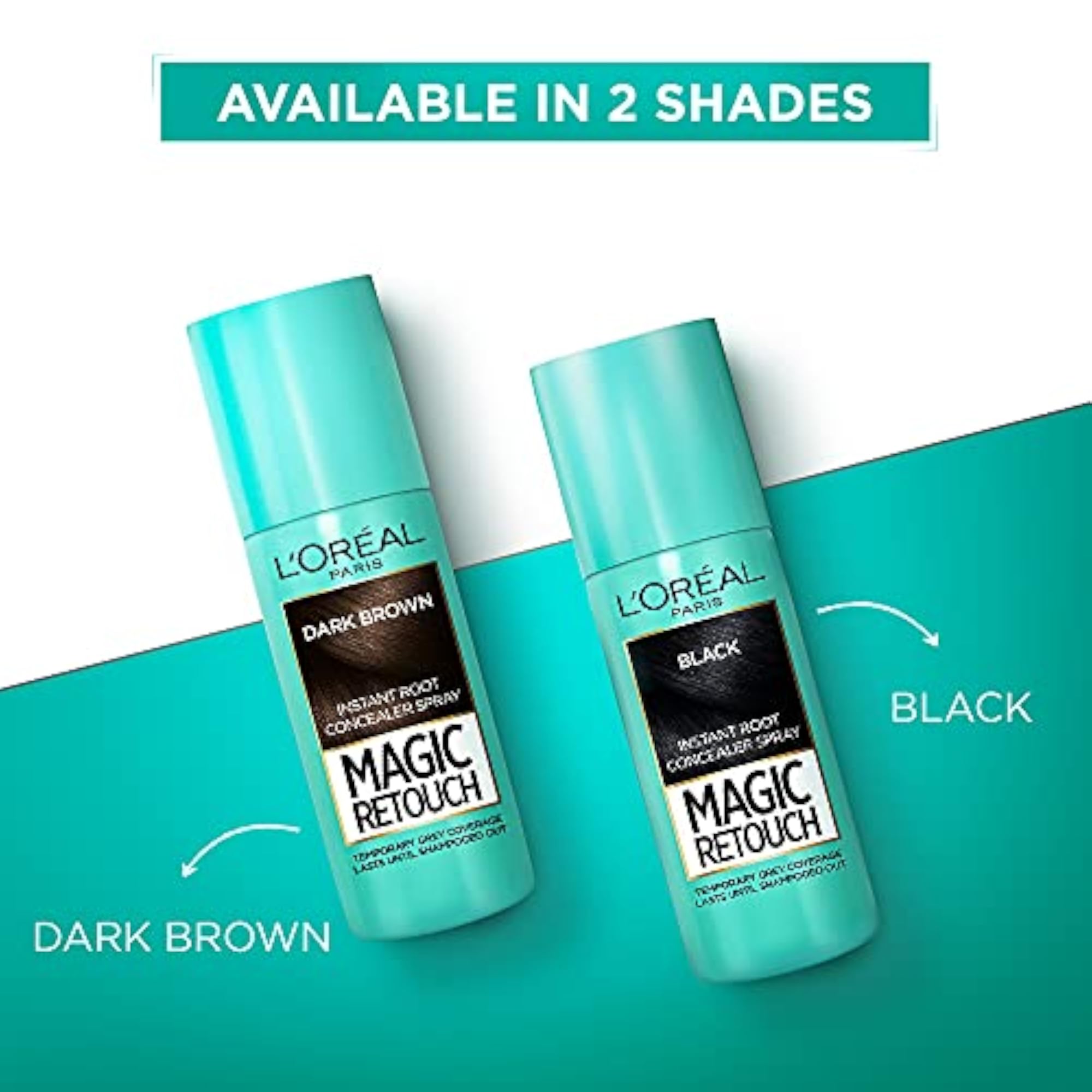 L'Oréal Instant Root Concealer Spray, 75ml, Pack of 2