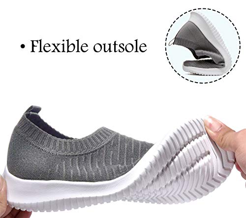 Image of MAIITRIP Womens Comfort Elastic Sock Slip On Walking Lightweight Non-Slip Fall Shoes (Size:5.5-11)