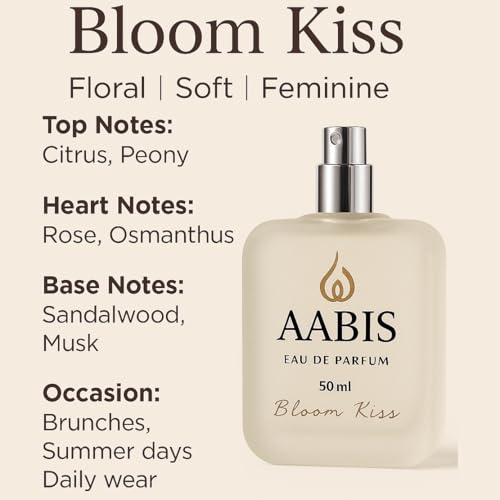 Image of AABIS Bloom Kiss Premium Perfume for Women | Long-lasting Eau De Parfum | Luxury Fragrances | Fragrance for Modern Lifestyle | Ideal Gift For Her | Premium Scent For Women