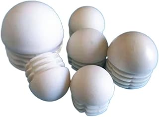 4/8Pcs White Domed Round Plastic Black Blanking End Caps Tube Pipe Inserts Plug 13 16 19 20 22 25 28 30 32 35 38 40 42 45-76mm (Color : 4PCS, Size : 32mm)