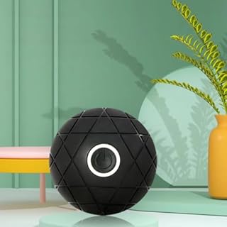 Luobannm Palla di Massaggio Elettrica Vibrante Ricaricabile USB Ideale per il Rilassamento Della Vita