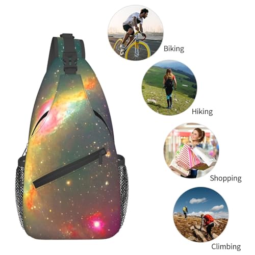Mochila bandolera MyPiky Galaxy para senderismo y deporte miniatura 6