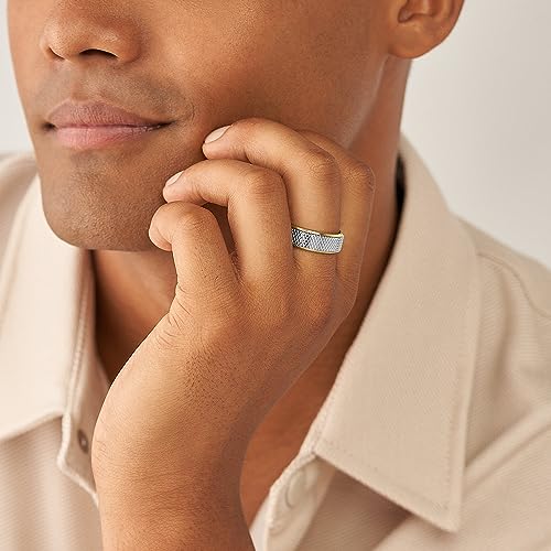Fossil Herren-Edelstahlband Ringe – Ansicht 3