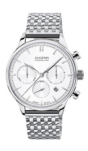 Preisvergleich Produktbild Dugena Herren-Armbanduhr Sigma Chronograph - Traditional Classic Analog Quarz Edelstahl 7090200